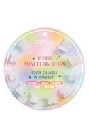 Capelli New York Kids' 10-Pack Color Change Butterfly Clips in Pink Multi Combo at Nordstrom