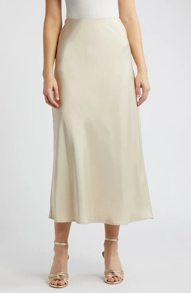 Tahari ASL Satin Maxi Skirt at Nordstrom,