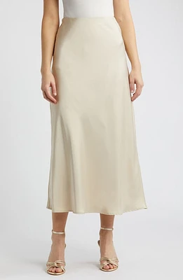 Tahari ASL Satin Maxi Skirt at Nordstrom,