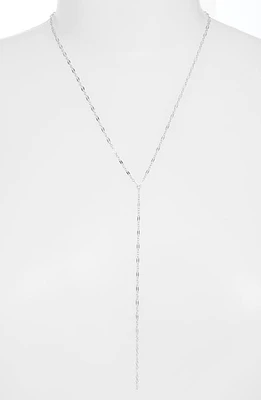 Set & Stones Phoebe Y-Necklace in Silver at Nordstrom