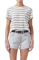 Citizens of Humanity Kyle Stripe Baby Tee in Campanula Stripe at Nordstrom, Size X-Small