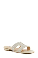 Dune London Loupe Slide Sandal Silver at Nordstrom,