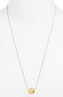 Jenny Bird Aurora Imitation Pearl Pendant Necklace in High Polish Gold at Nordstrom