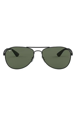 Ray-Ban 61mm Aviator Sunglasses in Mat Gunmet at Nordstrom