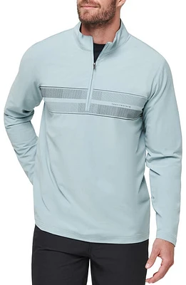 TravisMathew Wind Water Quarter Zip Top Arona at Nordstrom,