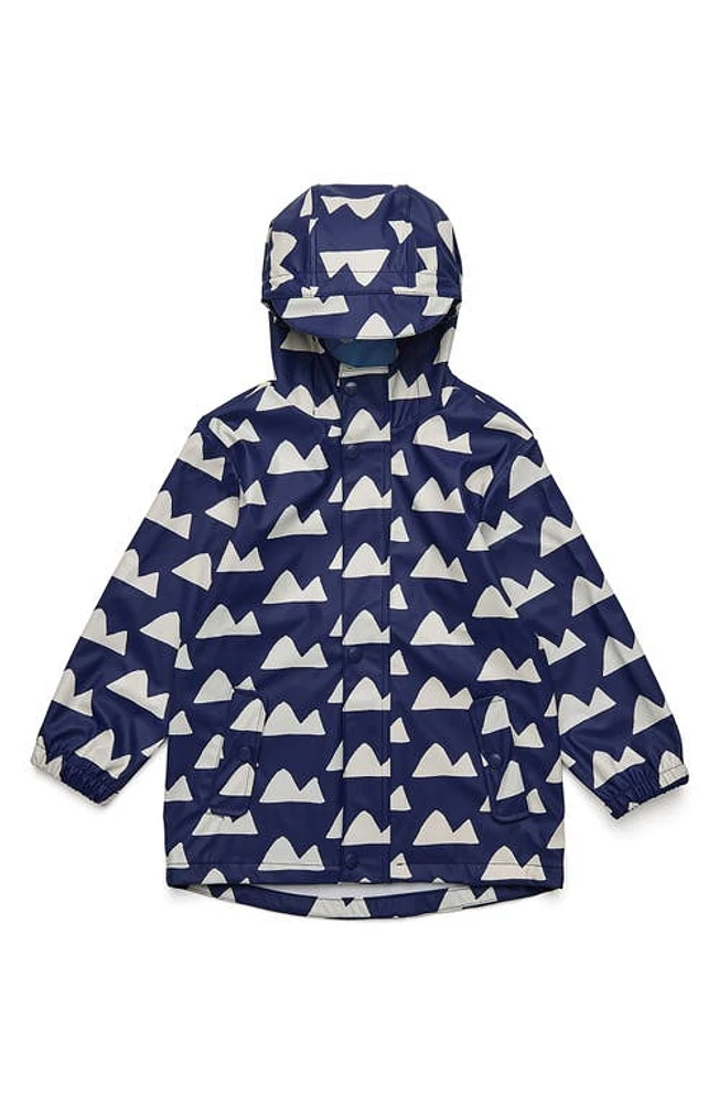 Snapper Rock Kids' Peak to Waterproof Rain Jacket Navy at Nordstrom, Y