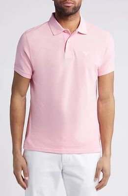 Barbour Lightweight Sports Piqué Polo Faded Pink at Nordstrom,