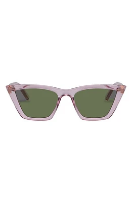 Le Specs Velodrome Cat Eye Sunglasses in Pink /Moss Mono at Nordstrom