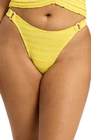 bond-eye Ring Scene Bikini Bottoms in Limoncello Stripe at Nordstrom