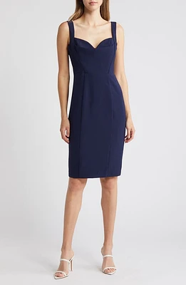 Black Halo Ivonna Sleeveless Sheath Dress Pacific Blue at Nordstrom,