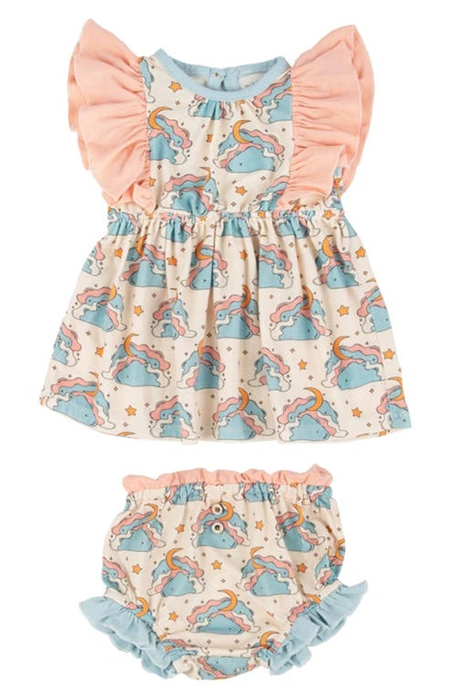 Miki Miette Mia Ruffle Tank & Bloomers Set Dreamland at Nordstrom,