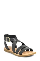 Børn Imogen Ankle Strap Sandal Black Leather at Nordstrom,