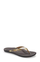 OluKai Ho Opio Leather Flip Flop at Nordstrom,