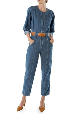 ÉTICA Fatima Long Sleeve Denim Jumpsuit Fall Breeze at Nordstrom,