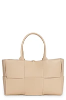 Bottega Veneta Arco Intrecciato Leather Tote in Porridge-Gold at Nordstrom