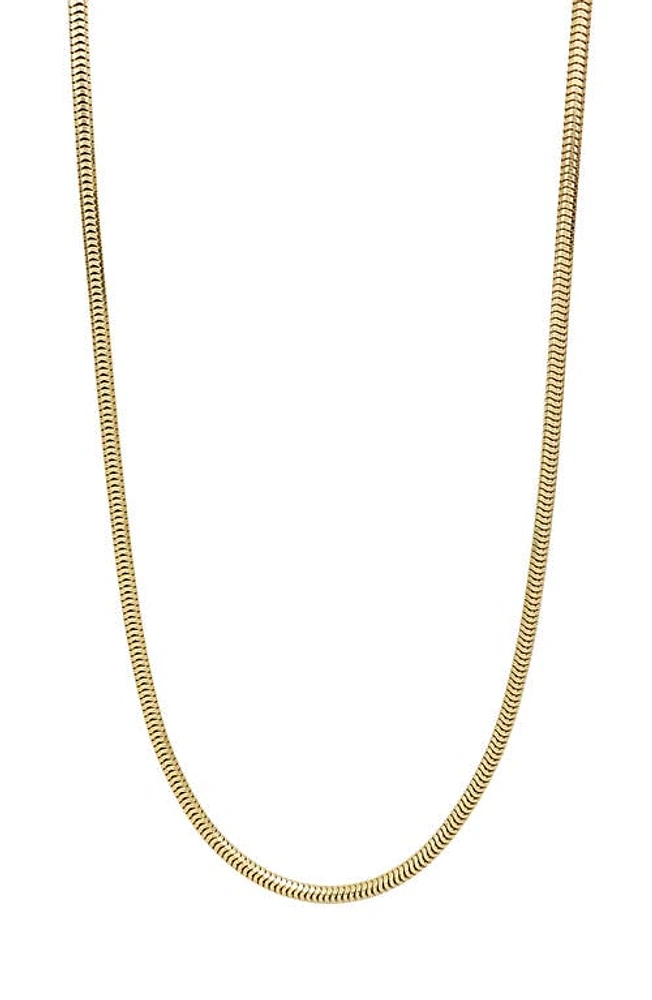 Bony Levy 14K Gold Curved Chain Necklace in 14K Yellow Gold at Nordstrom, Size 20