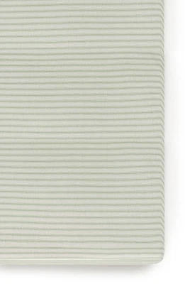 Oilo Print Orgainc Cotton Muslin Crib Sheet in Sea Moss at Nordstrom