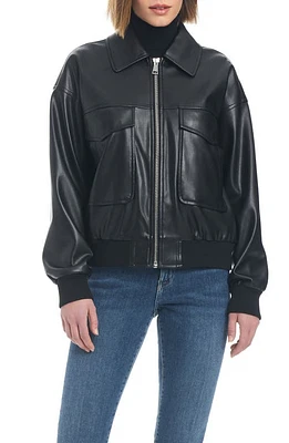 Sanctuary Faux Leather Aviator Jacket at Nordstrom,