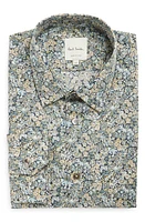 Paul Smith Tailored Fit Floral Cotton Dress Shirt at Nordstrom,