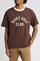 Quiet Golf Club Cotton Graphic Ringer T-Shirt at Nordstrom,