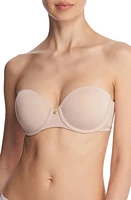 Natori Pure Luxe Strapless Contour Underwire Bra at Nordstrom,