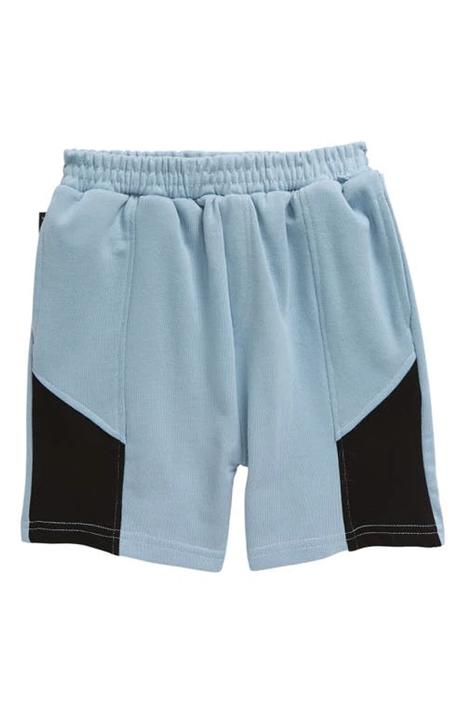 TINY TRIBE Kids' Colorblock Shorts Stone Blue at Nordstrom,