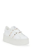 Valentino Garavani Open Untitled Rockstud Platform Sneaker 0Bo Bianco at Nordstrom,