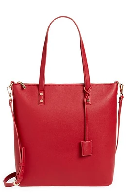 Mali + Lili Ashley Vegan Leather Everyday Tote in Bordeaux at Nordstrom