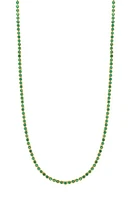 Bony Levy El Mar Emerald Tennis Necklace in 18K Yellow Gold at Nordstrom, Size 17