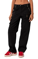 EDIKTED Saphire Cargo Pants Black at Nordstrom,