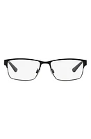 Polo Ralph Lauren 56mm Rectangular Optical Glasses in Matte Blue at Nordstrom