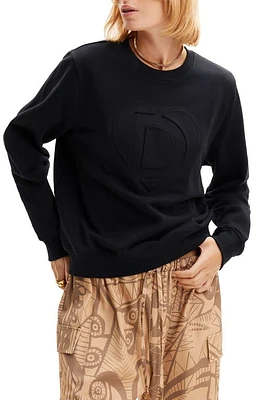 Desigual Imagotype Embossed Sweatshirt at Nordstrom