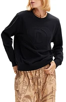 Desigual Imagotype Embossed Sweatshirt at Nordstrom