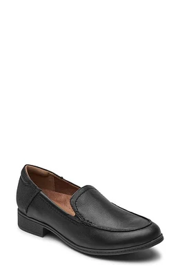 Rockport Cobb Hill Crosbie Moc Toe Loafer Black Leather at Nordstrom,