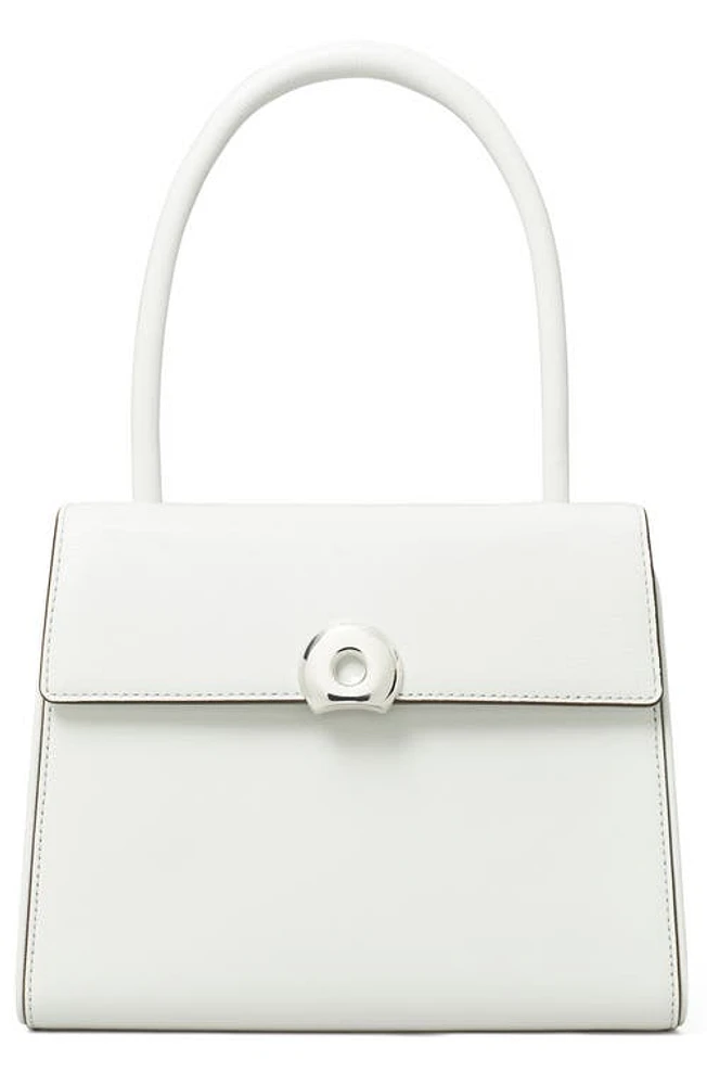 Tory Burch Small Deville Leather Top Handle Bag in Blanc at Nordstrom