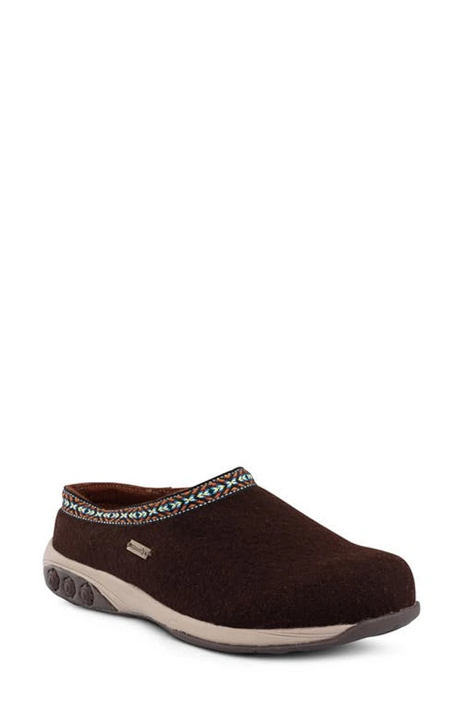 Therafit Heather Sneaker Mule Chocolate at Nordstrom,