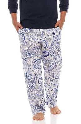 The Lazy Poet Drew Persian Pajama Pants Blue at Nordstrom,