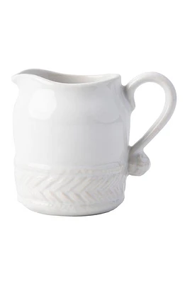 Juliska Le Panier Ceramic Creamer in Whitewash at Nordstrom