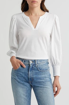 Nation LTD Flora Long Sleeve Cotton Peasant T-Shirt at Nordstrom,