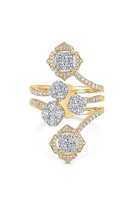 Sara Weinstock Leela Diamond Cluster Ring in Yellow Gold at Nordstrom, Size 7