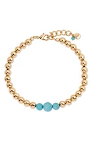 Ettika Turquoise Beaded Anklet at Nordstrom