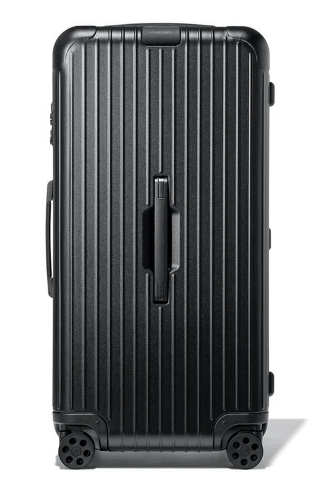 RIMOWA Essential Trunk Plus 32-Inch Wheeled Suitcase in Black at Nordstrom