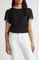 Loveappella Clip Dot Smocked Top at Nordstrom,