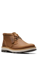 Clarks(r) Corston DB Waterproof Chukka Boot Brown Leather at Nordstrom,