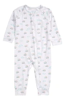 Coco Moon Aloha Zip Romper Multi White at Nordstrom,