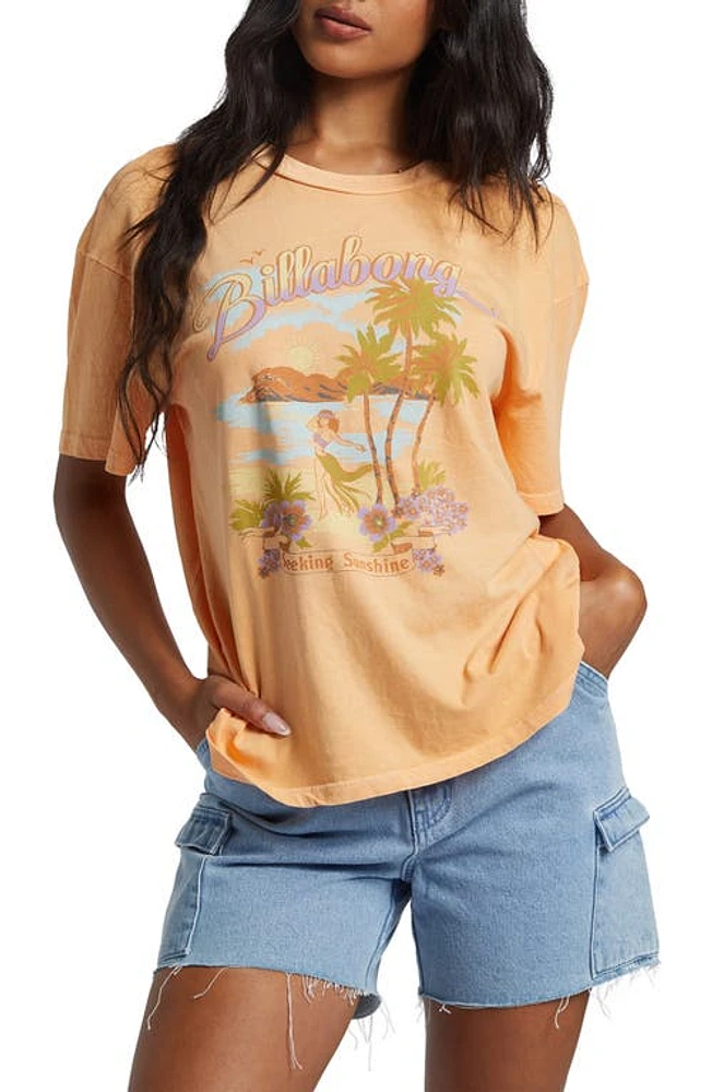 Billabong Wish You Were Here Graphic T-Shirt Tangy Peach at Nordstrom,