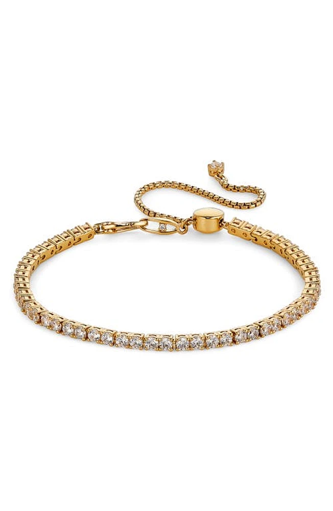 Nadri Love All Cubic Zirconia Slider Bracelet in Gold at Nordstrom