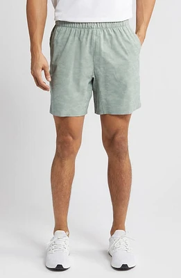 Peter Millar Swift Camo Performance Shorts Sage Fog at Nordstrom,