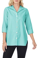 Foxcroft Pandora Non-Iron Cotton Shirt at Nordstrom,