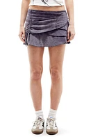 BDG Urban Outfitters Ruched Layered Ruffle Miniskirt at Nordstrom,